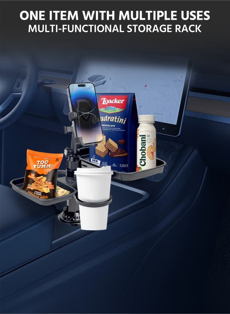 Mobile Holder For Car,Car Phone Holder with Cup Holder Expandable Base,2-in-1 Car Phone Holder - Image 2